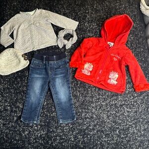 12-18m baby girl lot, baby gap, Carter’s, Lee Cooper, east London jacket
